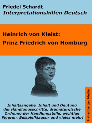 cover image of Prinz Friedrich von Homburg